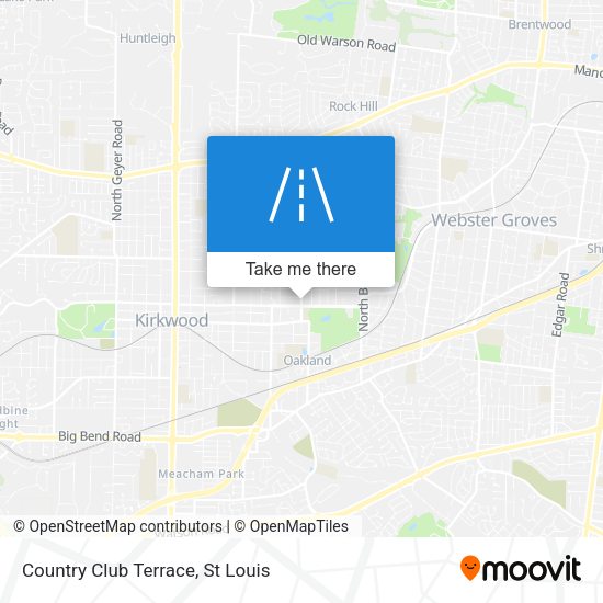 Country Club Terrace map
