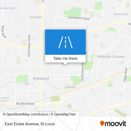 Mapa de East Essex Avenue