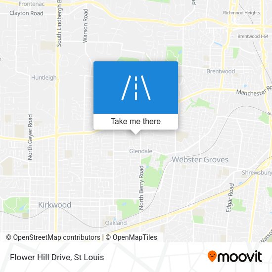 Mapa de Flower Hill Drive