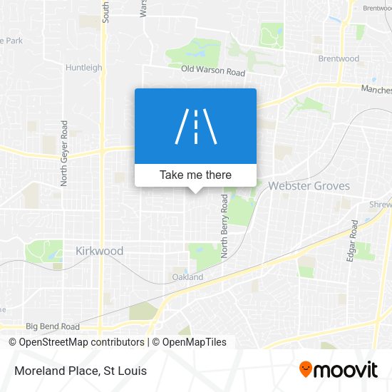 Mapa de Moreland Place
