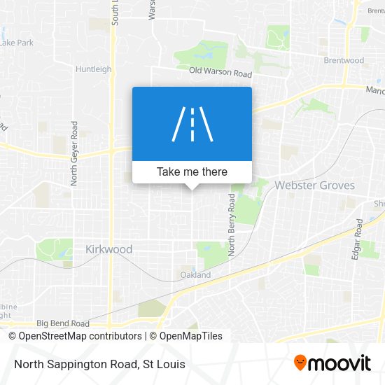 North Sappington Road map