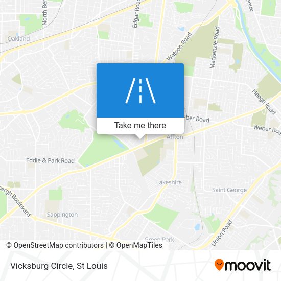 Mapa de Vicksburg Circle