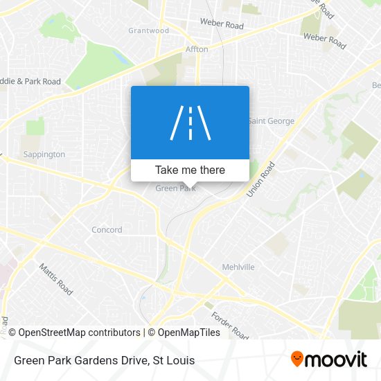Green Park Gardens Drive map
