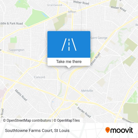 Mapa de Southtowne Farms Court