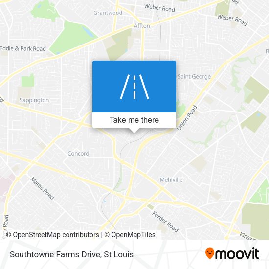 Mapa de Southtowne Farms Drive