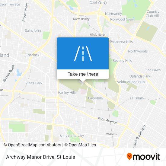 Mapa de Archway Manor Drive