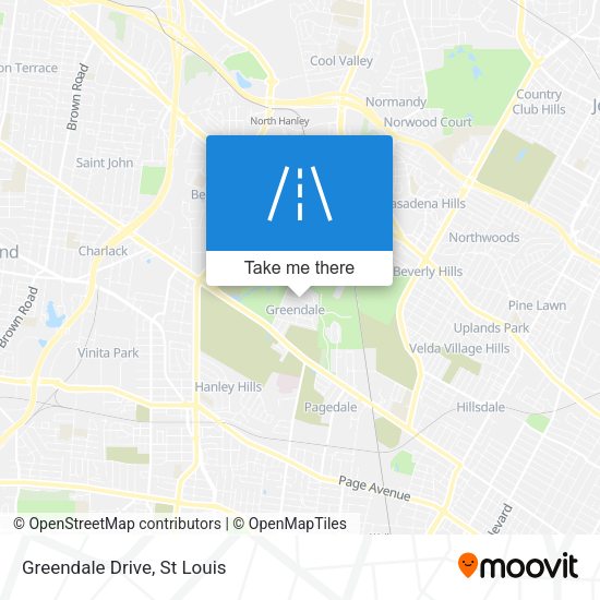 Mapa de Greendale Drive