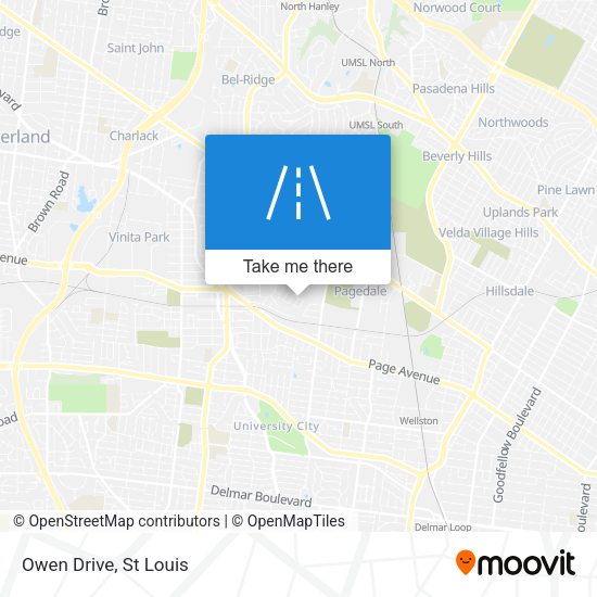 Owen Drive map