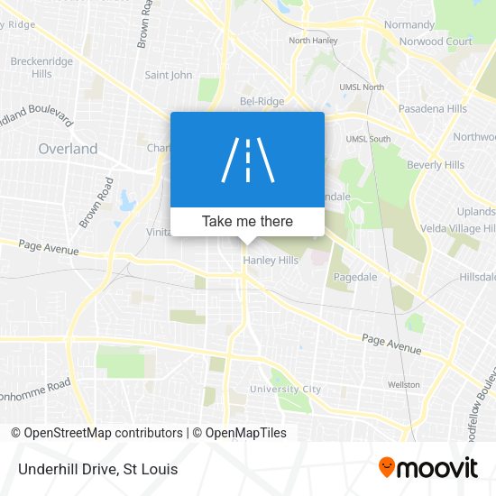 Mapa de Underhill Drive