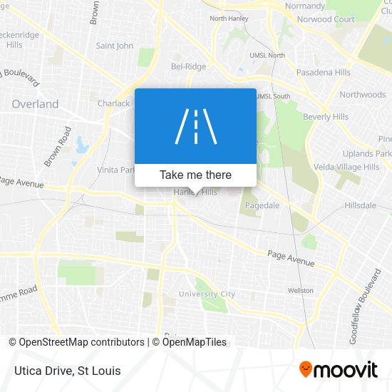 Mapa de Utica Drive