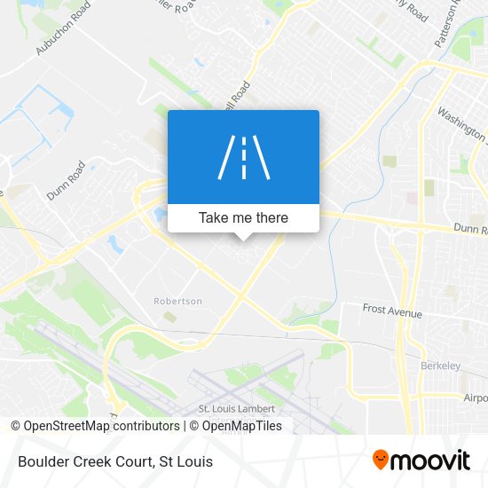 Boulder Creek Court map