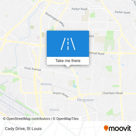 Mapa de Cady Drive