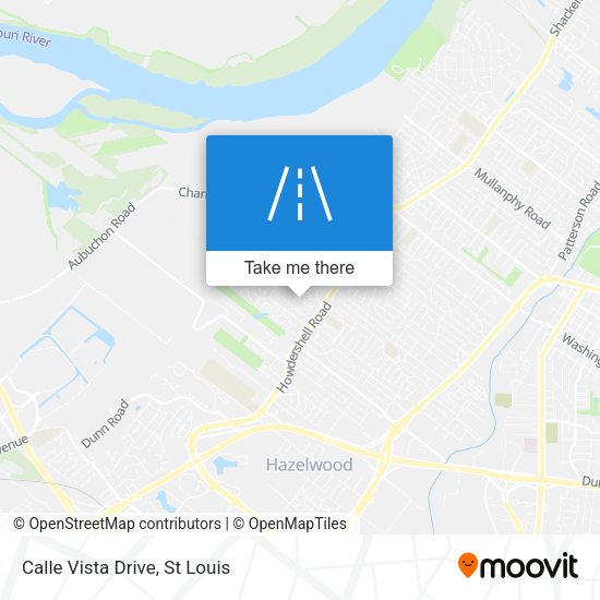 Mapa de Calle Vista Drive
