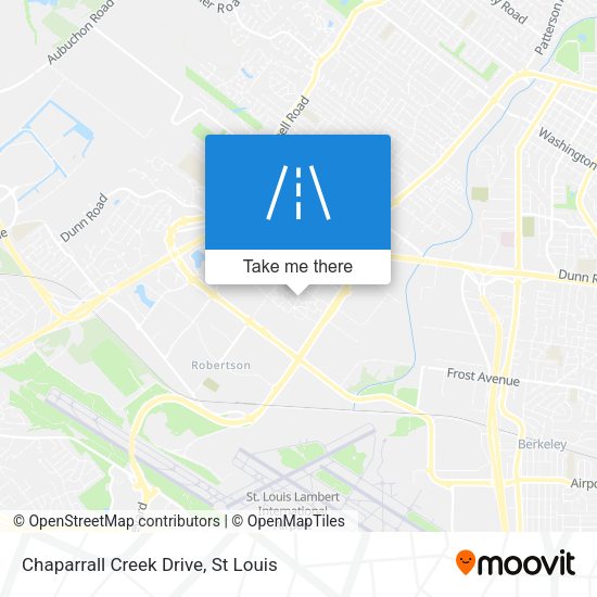 Chaparrall Creek Drive map
