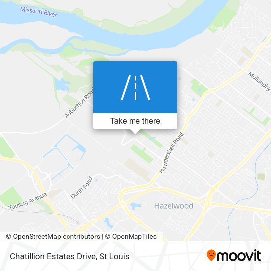 Chatillion Estates Drive map