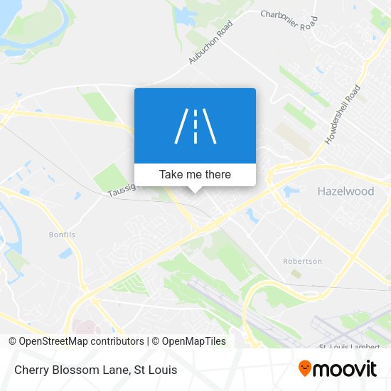 Cherry Blossom Lane map