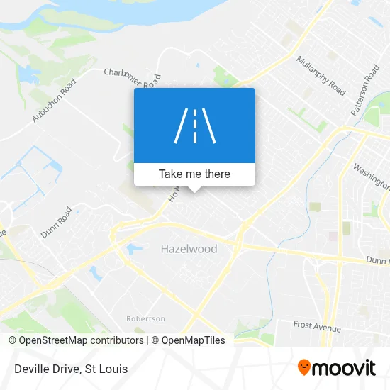 Deville Drive map