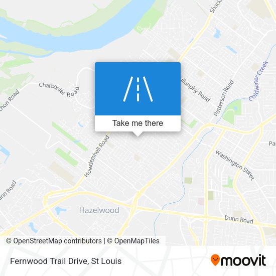 Fernwood Trail Drive map