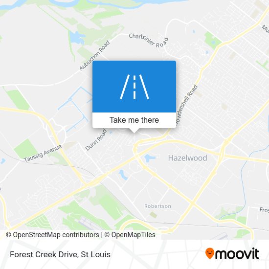 Forest Creek Drive map