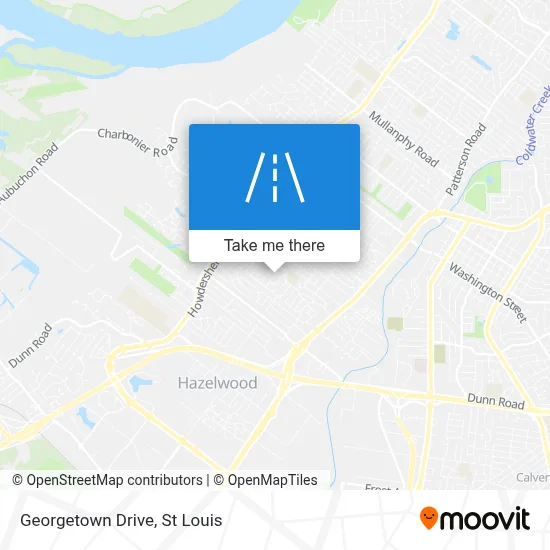 Georgetown Drive map