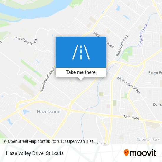 Mapa de Hazelvalley Drive