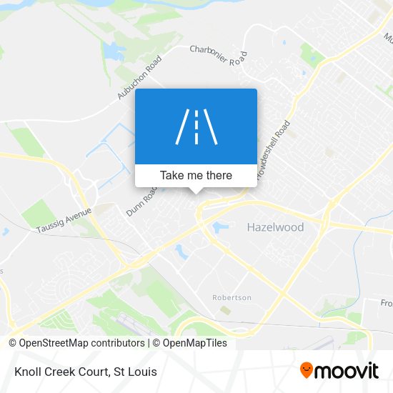 Mapa de Knoll Creek Court