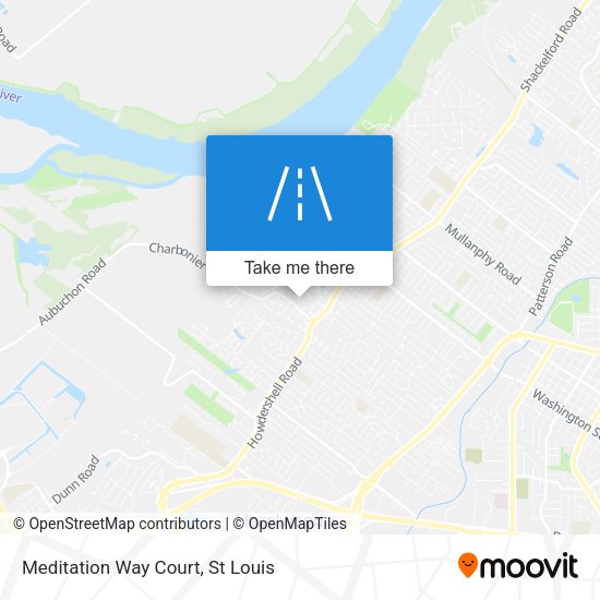 Mapa de Meditation Way Court
