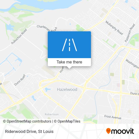 Mapa de Riderwood Drive