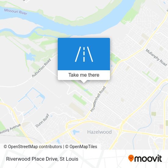 Mapa de Riverwood Place Drive