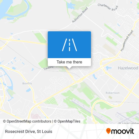 Mapa de Rosecrest Drive