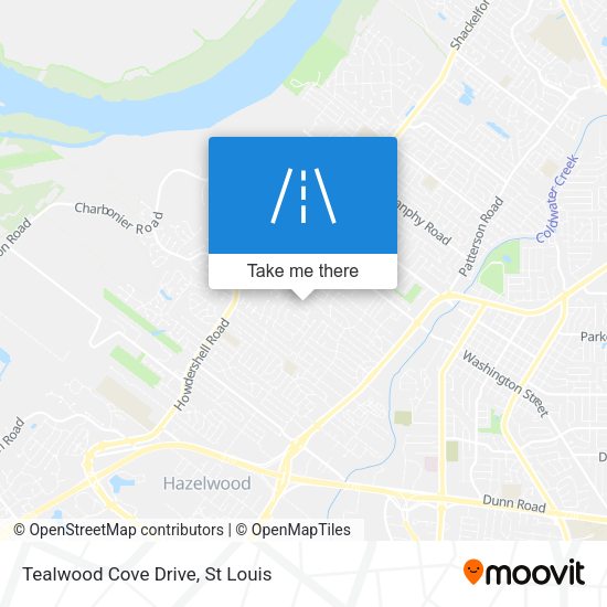 Tealwood Cove Drive map