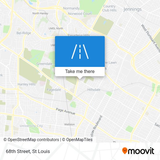 Mapa de 68th Street