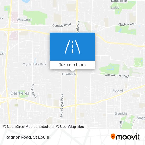 Mapa de Radnor Road