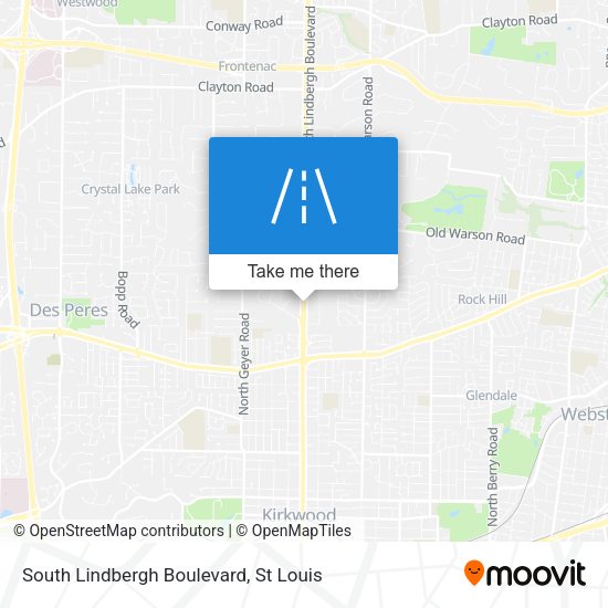 South Lindbergh Boulevard map