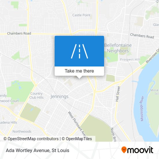 Ada Wortley Avenue map