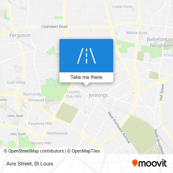 Mapa de Avis Street