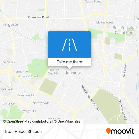 Eton Place map