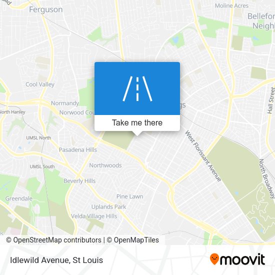 Mapa de Idlewild Avenue