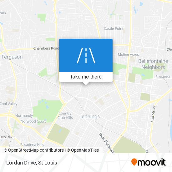 Lordan Drive map