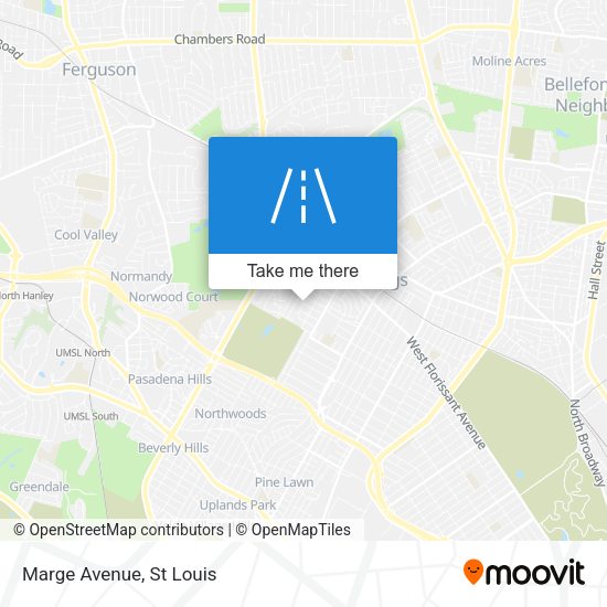 Mapa de Marge Avenue