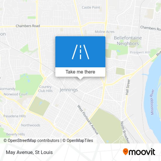 Mapa de May Avenue