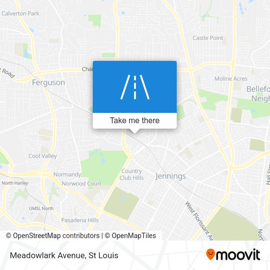 Mapa de Meadowlark Avenue