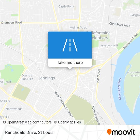 Mapa de Ranchdale Drive