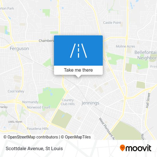 Mapa de Scottdale Avenue