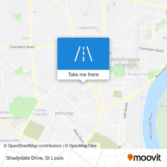 Mapa de Shadydale Drive
