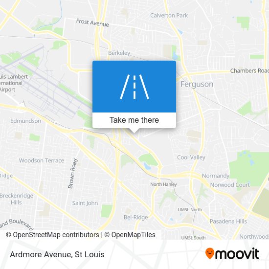 Mapa de Ardmore Avenue