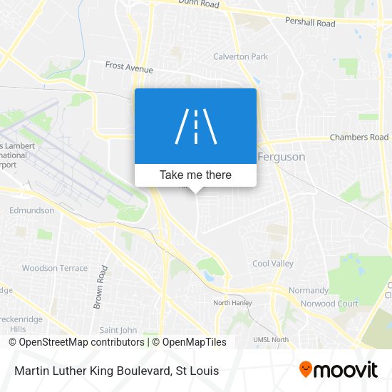 Martin Luther King Boulevard map