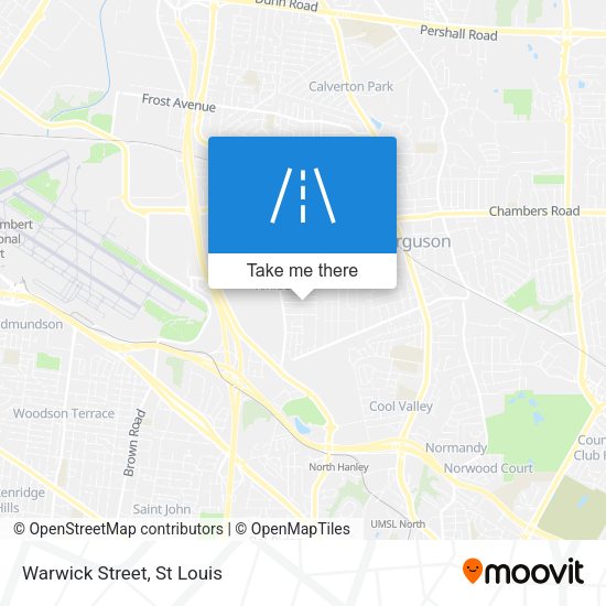 Mapa de Warwick Street