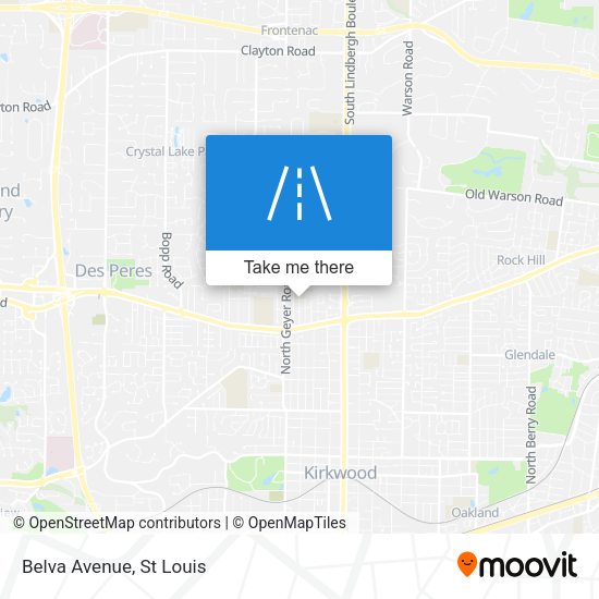 Mapa de Belva Avenue