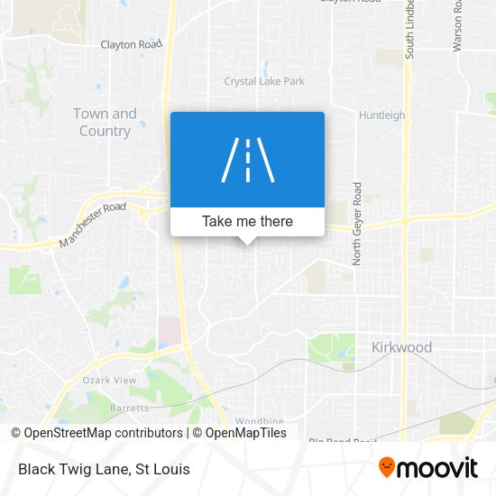 Mapa de Black Twig Lane